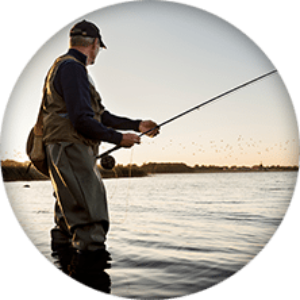 Joe fishing icon